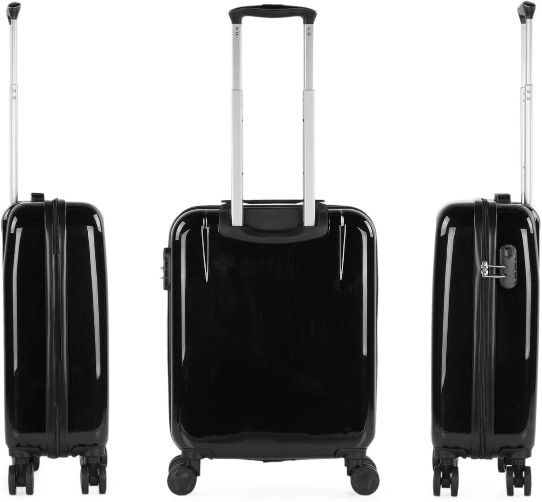 ITACA - Trolley Handgepäck Cabin Trolley Koffer Reisekoffer Hartschalenkoffer mit Zahlenschloss - Ka