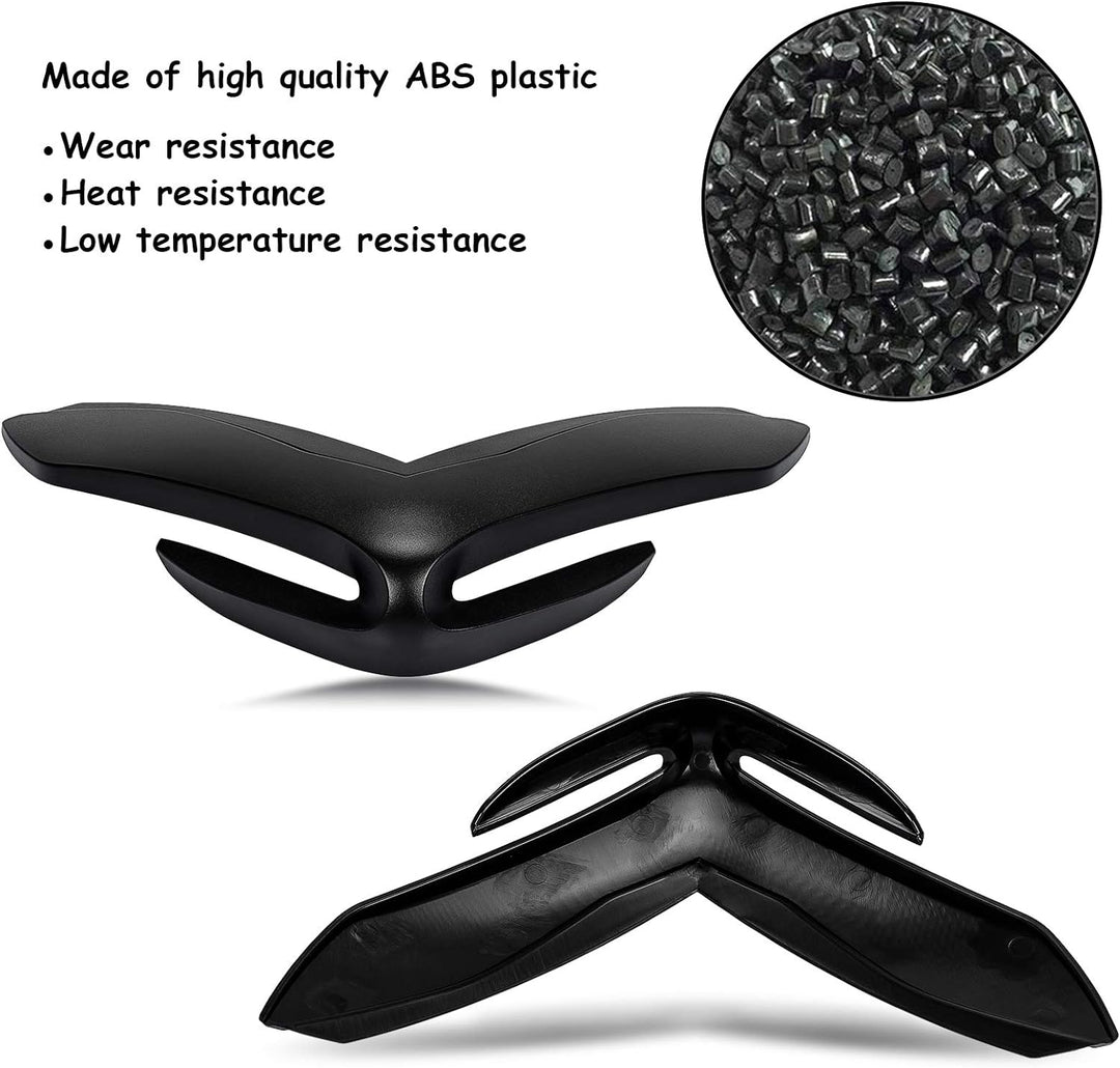 PSLER® Motorrad Frontverkleidung Nasenabdeckung für Kawasaki Z900 2017-2019 (Schwarz), Schwarz