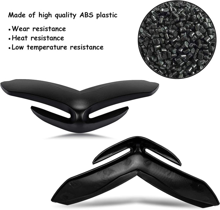 PSLER® Motorrad Frontverkleidung Nasenabdeckung für Kawasaki Z900 2017-2019 (Schwarz), Schwarz