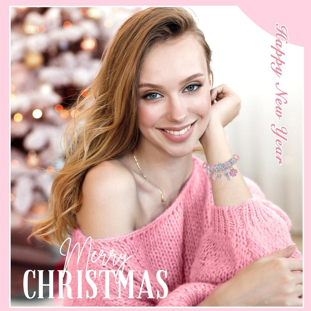 Hymarvo Adventskalender 2024 Schmuck Mädchen, Weihnachtskalender Schmuck Geschenk für Kinder Teenage