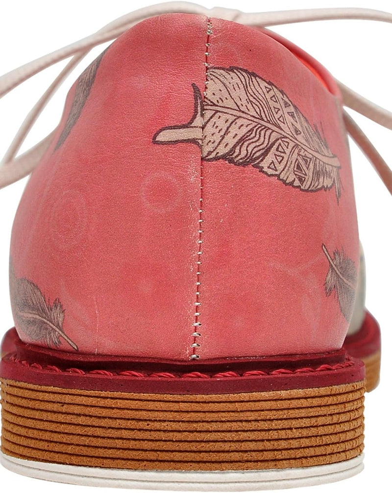 DOGO Schnürer Feathers rot/beige EU 36 37 EU Rot Beige, 37 EU Rot Beige