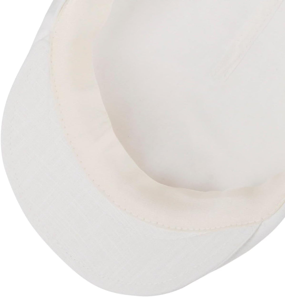LIERYS Elegantes Design: Die melierte dunkelblaue Flatcap besticht durch ihre frische Ausstrahlung u