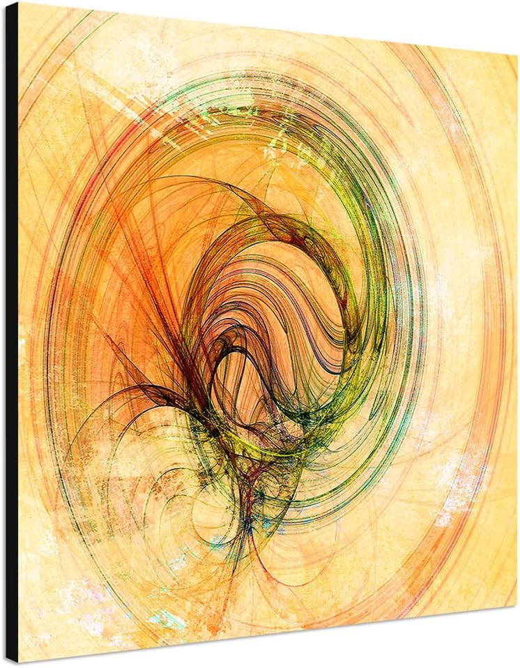 Paul Sinus Art Bild auf Leinwand Abstrakt307_60x60cm - Im Bann des Glücks -Abstraktes Motiv quadrati