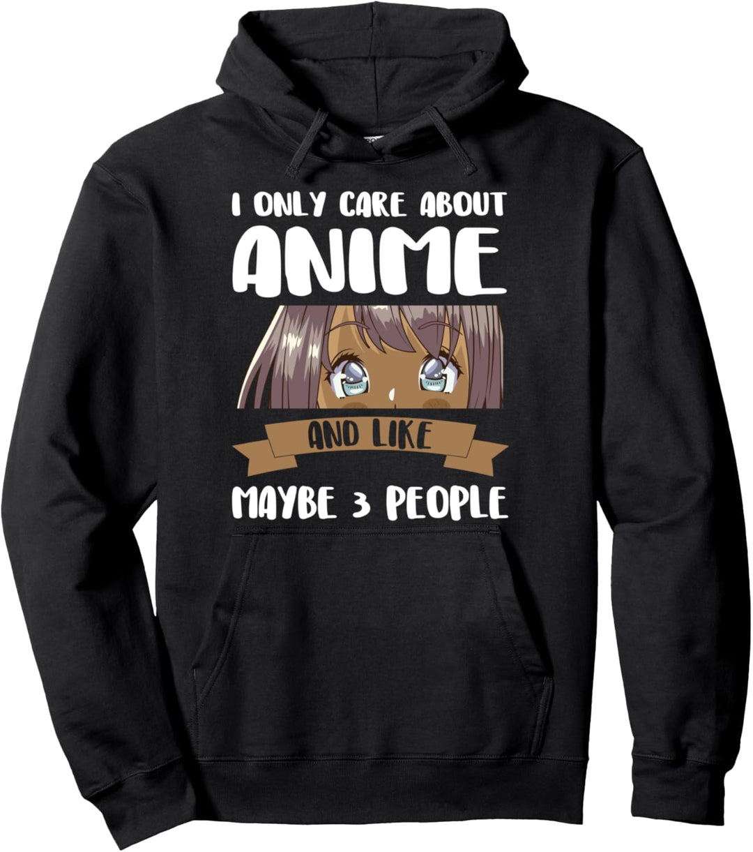 Ich interessiere mich nur für Anime-Anime Pullover Hoodie