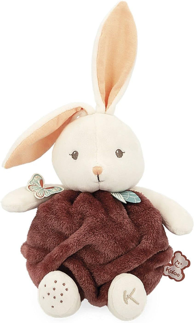 Kaloo - Plume - Kokon der Liebe Zimtfarbener Hase Ultra-Weicher Plüschhase 23 cm - Kleines Baby-Kusc