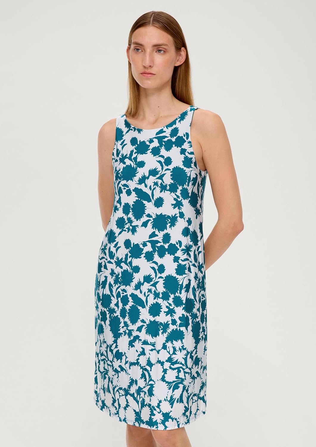 s.Oliver BLACK LABEL Jerseykleid aus Viskosestretch 36 Türkis 67f1, 36 Türkis 67f1