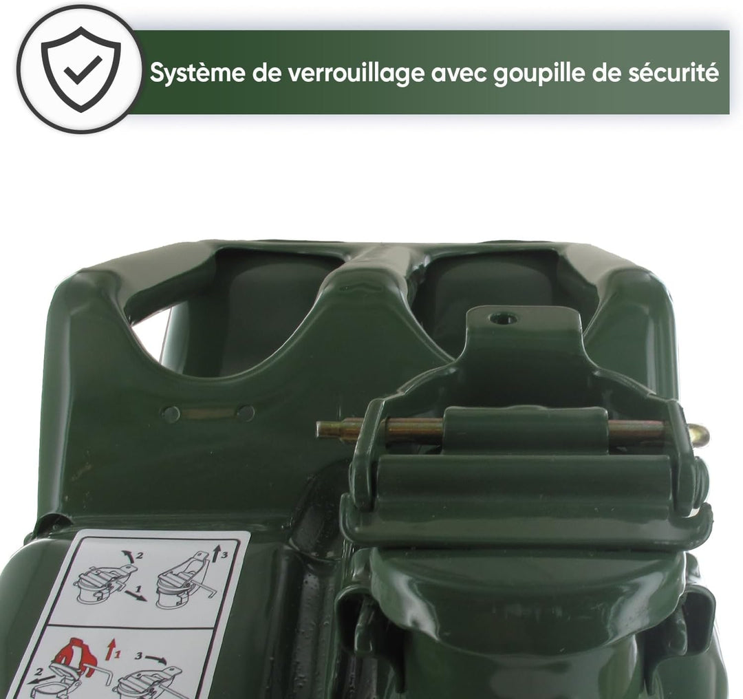 GREENSTAR 10198 Kanister metallic F1891, schwarz, 17161 10 L, 10 L