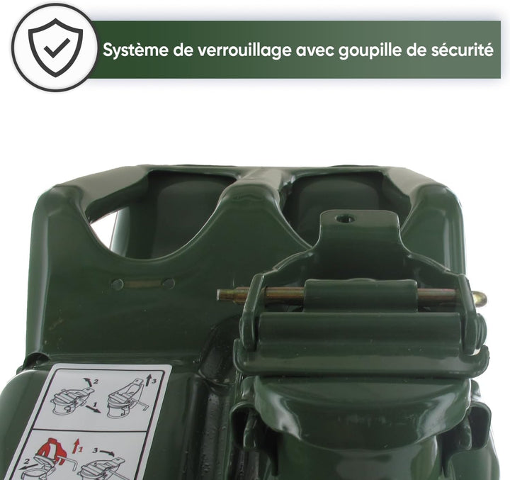 GREENSTAR 10198 Kanister metallic F1891, schwarz, 17161 10 L, 10 L