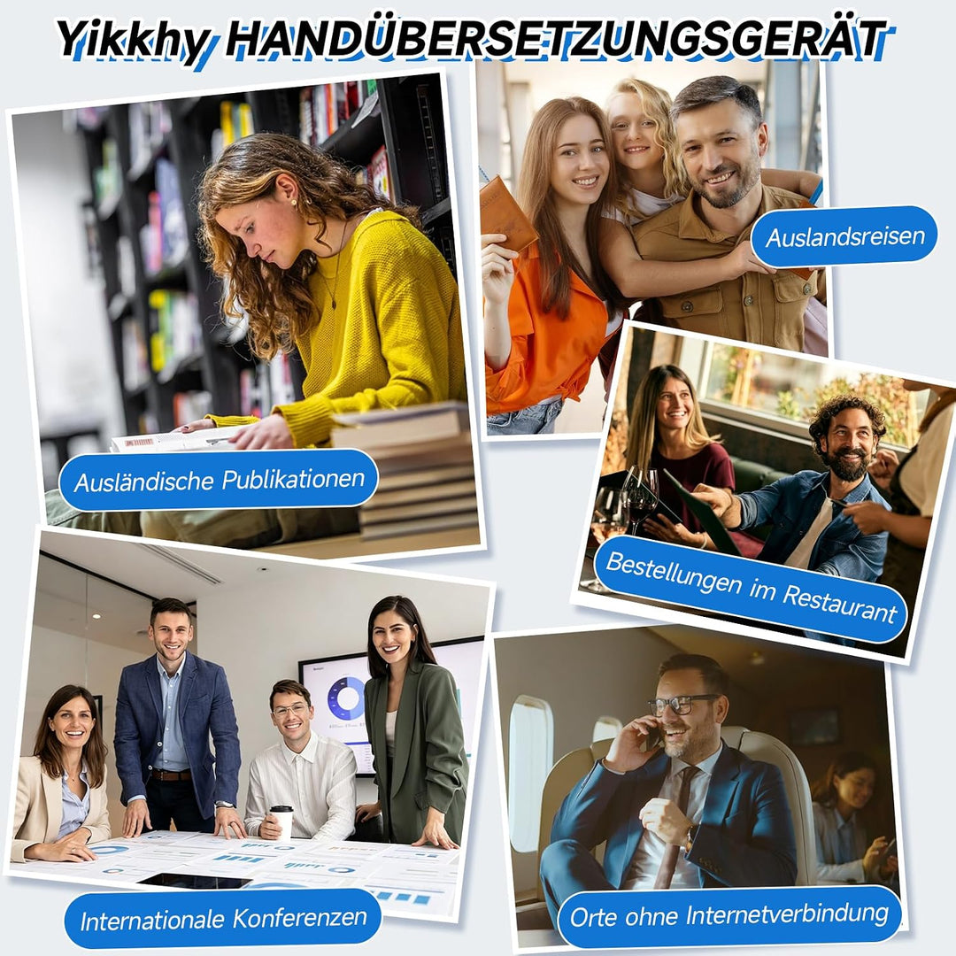 Sprachübersetzer ohne Internet, KI Übersetzer, Übersetzungsgerät