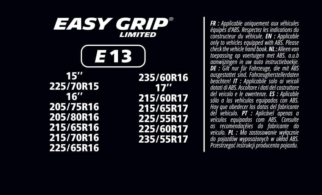 MICHELIN Schneekette Easy Grip Limited 13 E13, E13