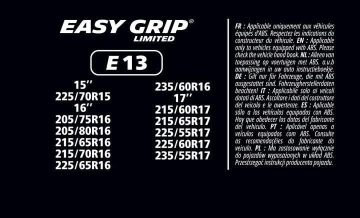 MICHELIN Schneekette Easy Grip Limited 13 E13, E13
