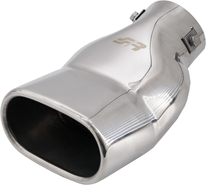 Simoni Racing TRX/62 Exhaust Tip Rectangular, INOX