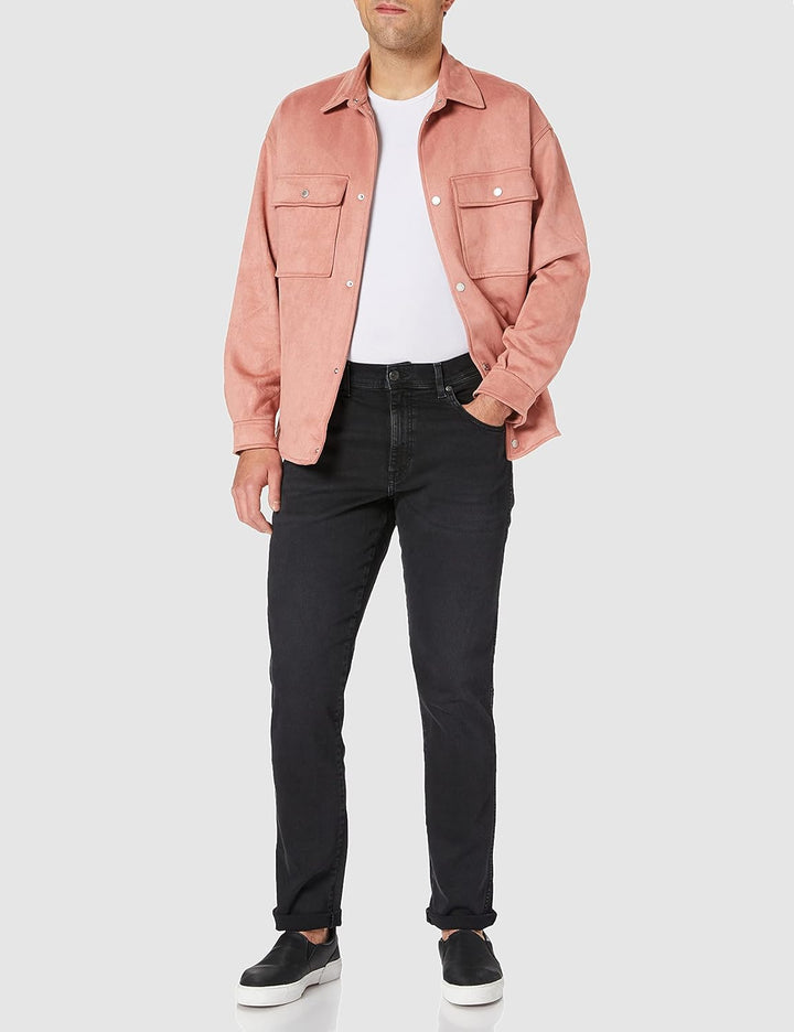 Wrangler Herren Texas Slim Jeans 30W / 34L Black Crow, 30W / 34L Black Crow