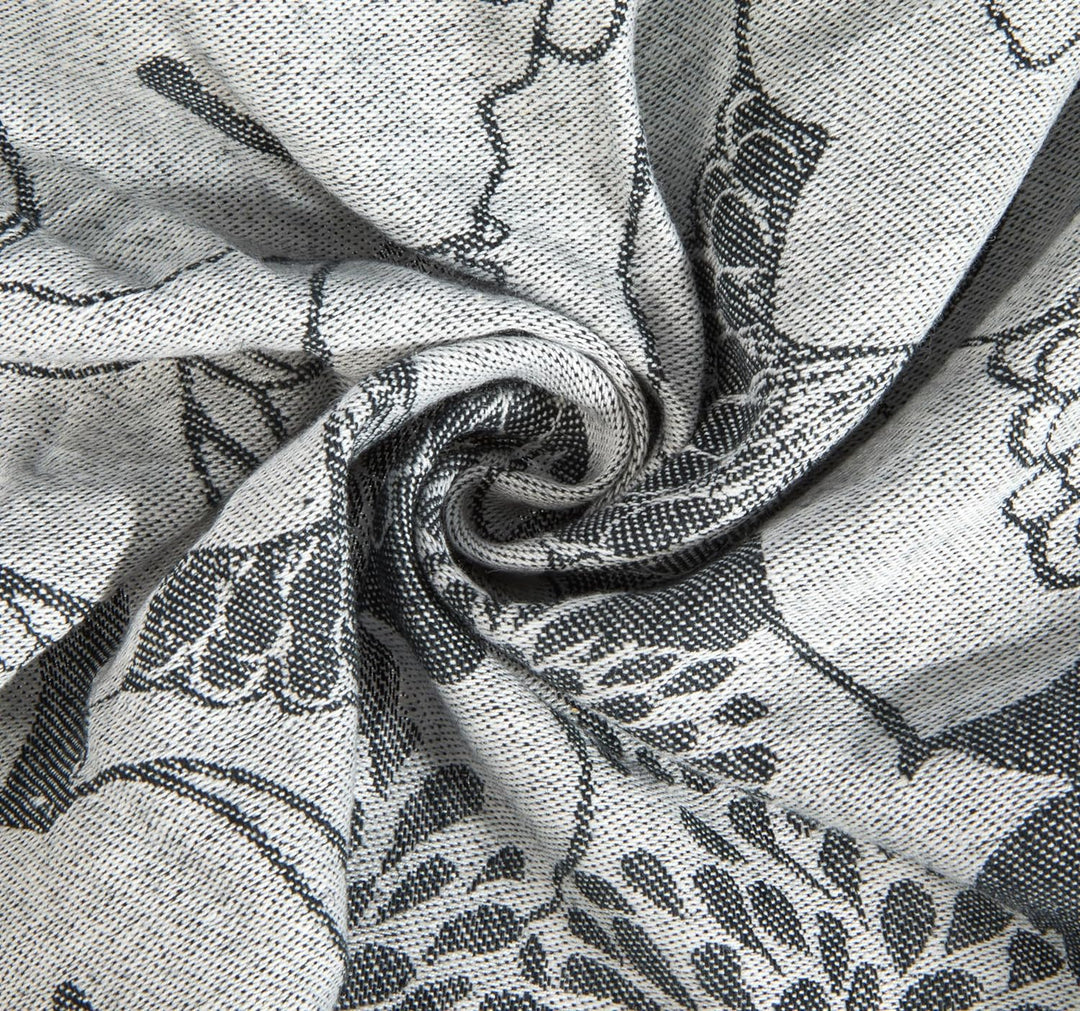 Hoppediz Ring-Sling, Baby-Tragetuch ab Geburt, Baumwolle Leinen, Design Florenz, Florenz