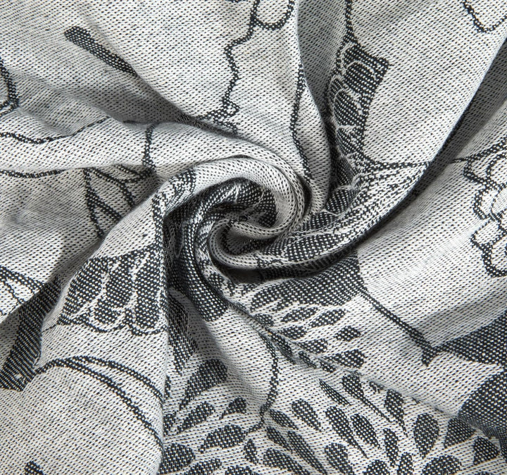 Hoppediz Ring-Sling, Baby-Tragetuch ab Geburt, Baumwolle Leinen, Design Florenz, Florenz