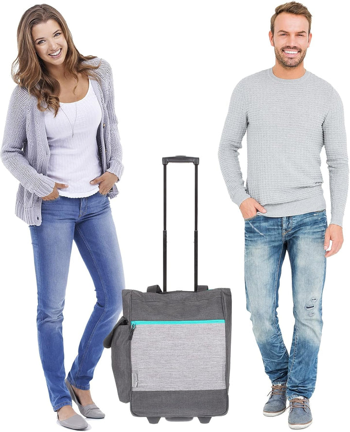 Alessandro Einkaufsroller Shoppingtrolley Einkaufstrolley (12894 TT Grey), XL | Einkaufswagen Shoppe