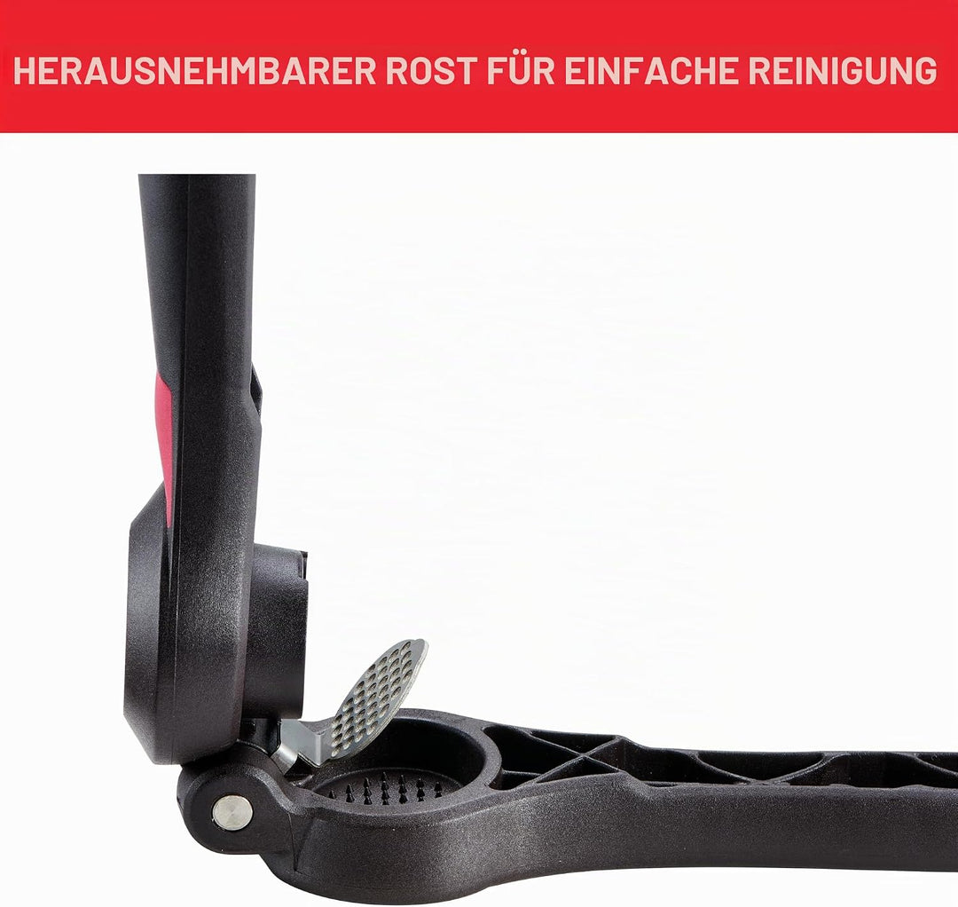 Tefal Knoblauchpresse K2072614 Ingenio, aus Edelstahl, rostfrei 25,74 x 10,2 x 4,63 cm