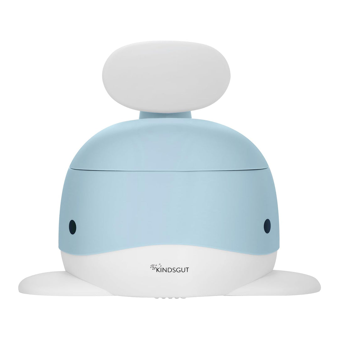 Kindsgut Kinder-Töpfchen, Babytopf WC/Klo, kinderfreundliches Wal-Design und dezente Farben, Toilett