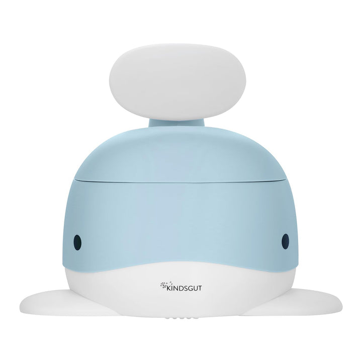 Kindsgut Kinder-Töpfchen, Babytopf WC/Klo, kinderfreundliches Wal-Design und dezente Farben, Toilett