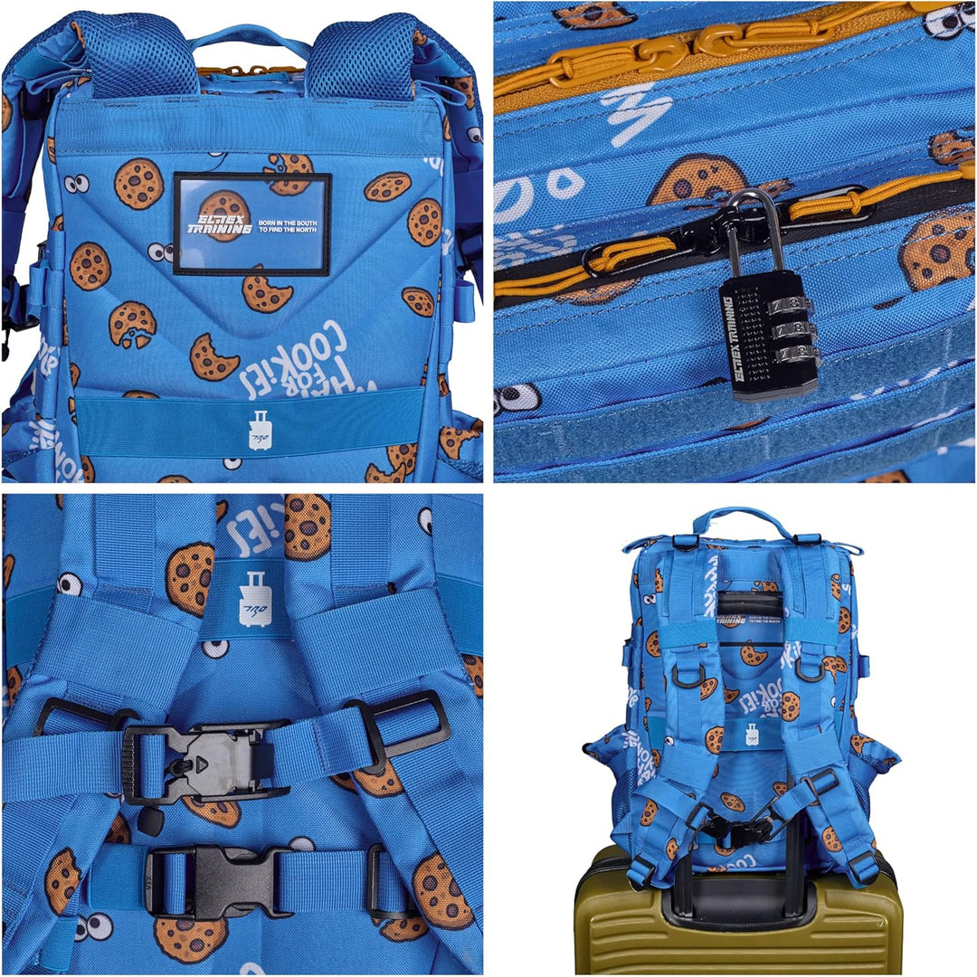 ELITRAINX ELITEX TRAINING Militär-Rucksack, wasserdicht, für Sport, Kabine, Flugzeug, Fitnessstudio,