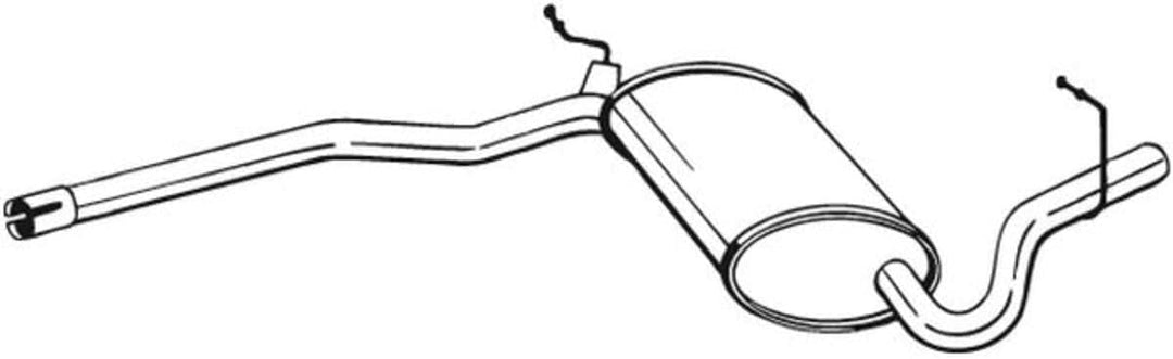 Bosal 282-915 - Mittelschalldämpfer