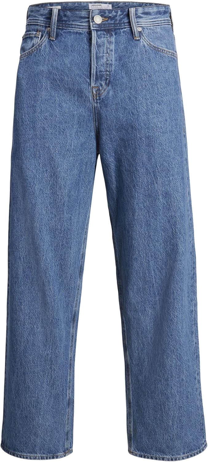 JACK & JONES Male Baggy Fit Jeans JJIALEX JJORIGINAL SBD 306 NOOS Baggy Fit Jeans 27W / 34L Blue Den