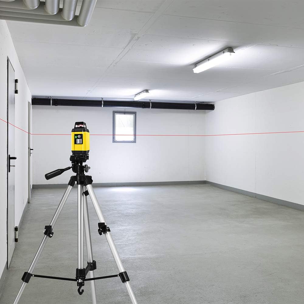 TROTEC Rotationslaser BD7A – selbstnivellierend, 360°-Laserlinie, Kreuzlinienlaser, 3 Modi, Li-Ion-A