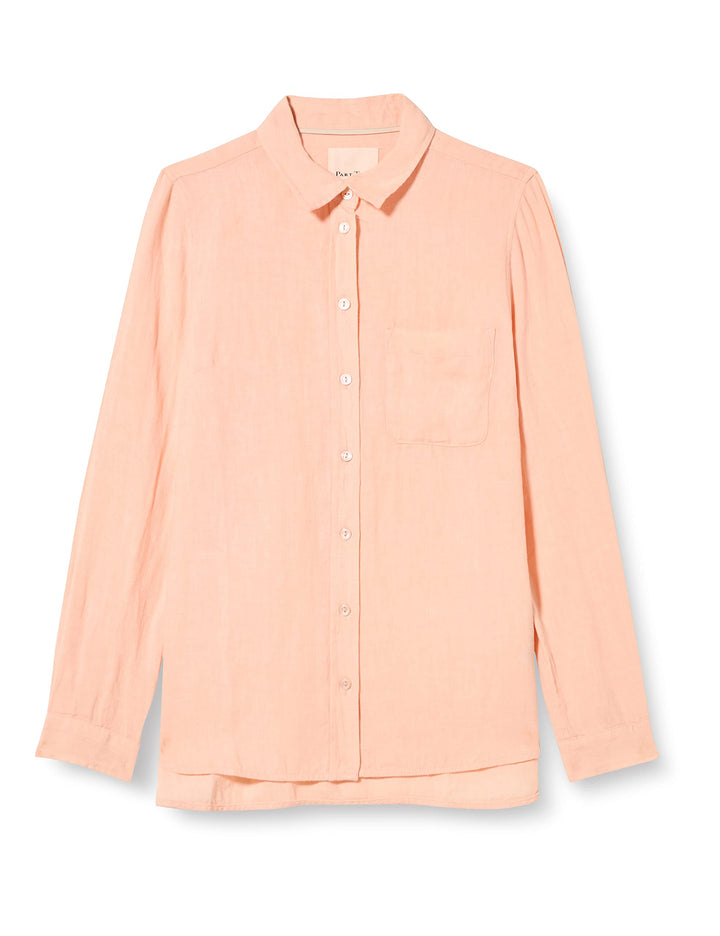 PART TWO Damen Kivas Relaxed Fit Long Sleeve Shirt, Blass-rouge