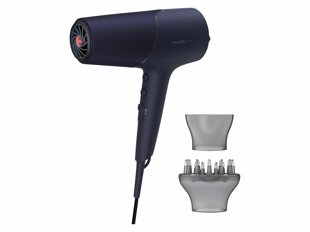 Philips Haartrockner der 5000er Serie mit ThermoShield Technologie, 3 Heiz- und 2 Geschwindigkeitsst