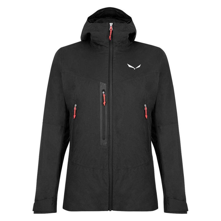 Salewa Damen Pelmo Ptx 2l W Convertible Jkt Powertex Hardshell 2 in 1 Doppeljacke M Black Out Int.09