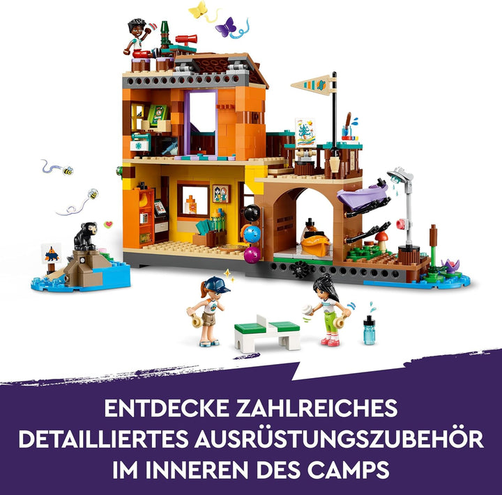 LEGO Friends Abenteuercamp mit Kayak, Bauspielzeug für Rollenspiele, Geschenkidee für Mädchen und Ju