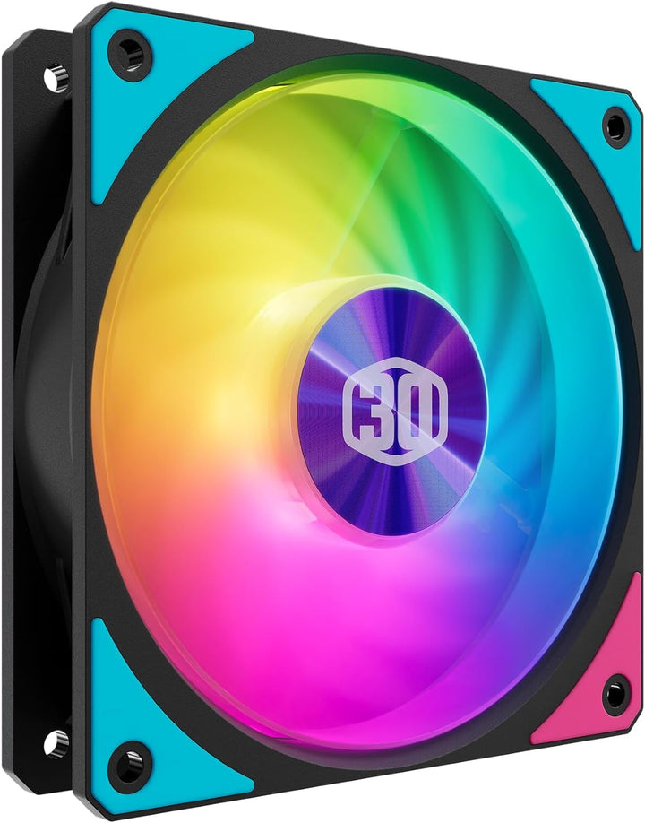 Cooler Master MasterLiquid PL360 Flux CPU-Kühler - AIO Wasserkühlung mit 3 x 120mm Lüfter, 360mm Küh