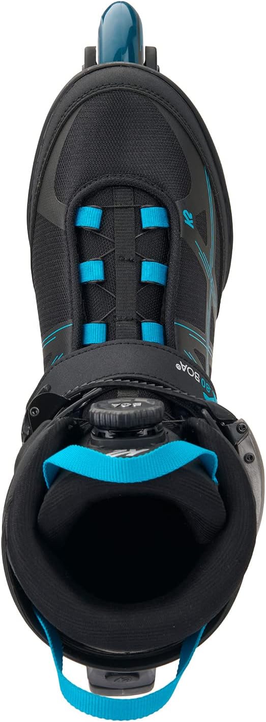 K2 Herren F.i.t. 80 Boa Inline Skates EU: 48 (UK: 12 / US: 13) black - blue, EU: 48 (UK: 12 / US: 13