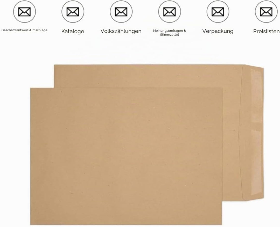 Blake Purely Everyday 12872 Versandtaschen Nassklebung Manille C3 450 x 324 mm 115 g/m² | 125 Stück