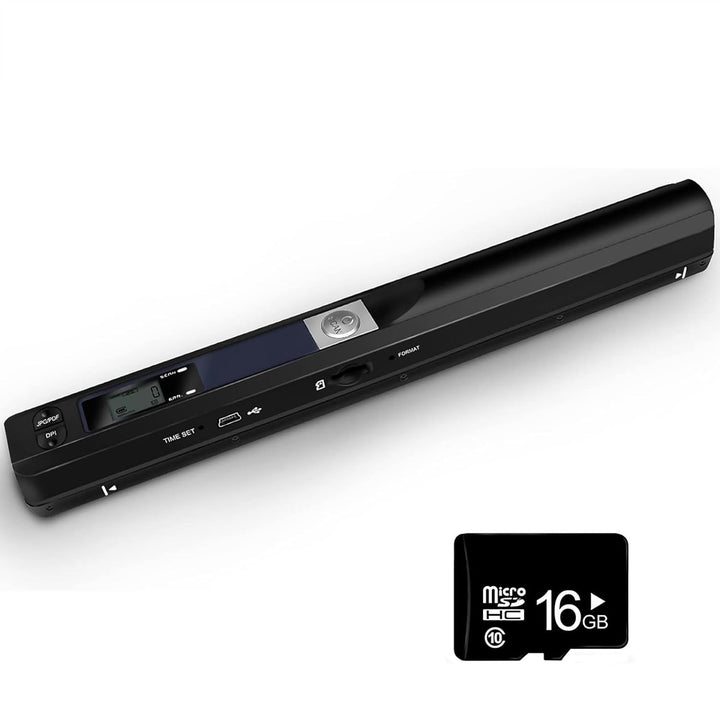 Tragbarer Dokumentenscanner, Mini-Fotoscanner, 900 DPI, Farbscanner, A4, hohe Geschwindigkeit, USB-a