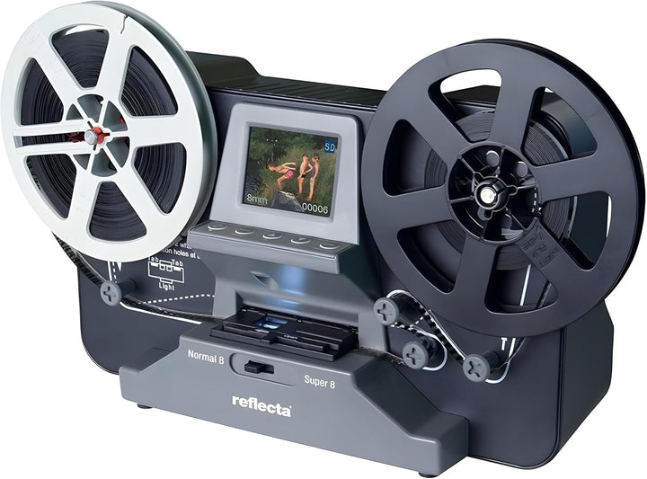 Reflecta Film Scanner Super 8 – Normal 8 | Film Digitalisieren in HD | Kein Computer Erforderlich |