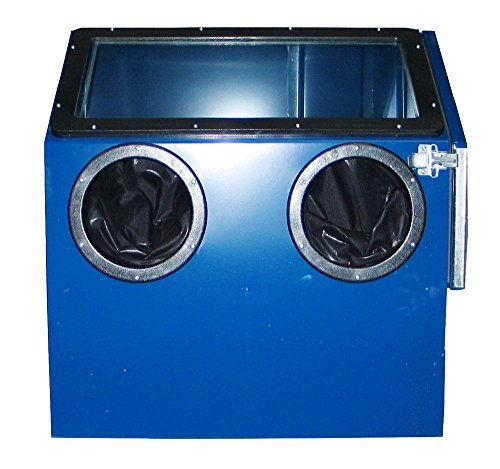 Sandstrahlkabine 110 Liter inkl. LED-Beleuchtung Sandstrahler Sandstrahlgerät sand blaster