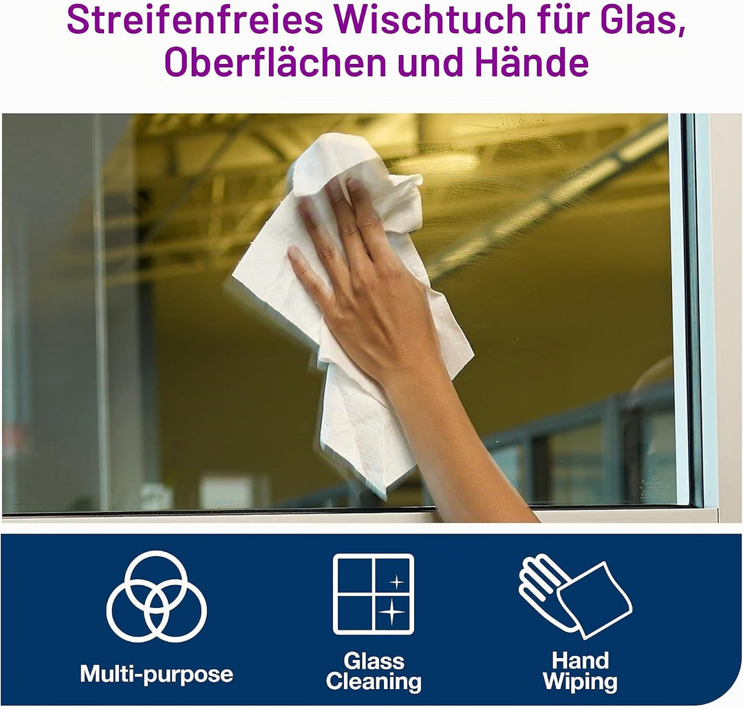 Tork Mehrzweck-Papierwischtücher mit Innenabrollung Weiss M2, Hand- und Oberflächenreinigung, 2 × 27