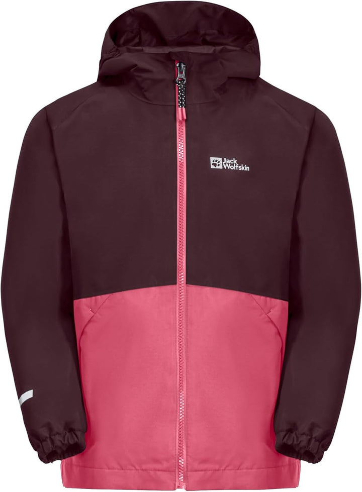 Jack Wolfskin Unisex Kinder Jacket, boysenberry/pink