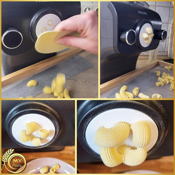 MY PASTA - Elbow Sugo grosse Hörnchen - Zubehör für Pastamaker Pasta Disc kompatibel mit Philips Pas