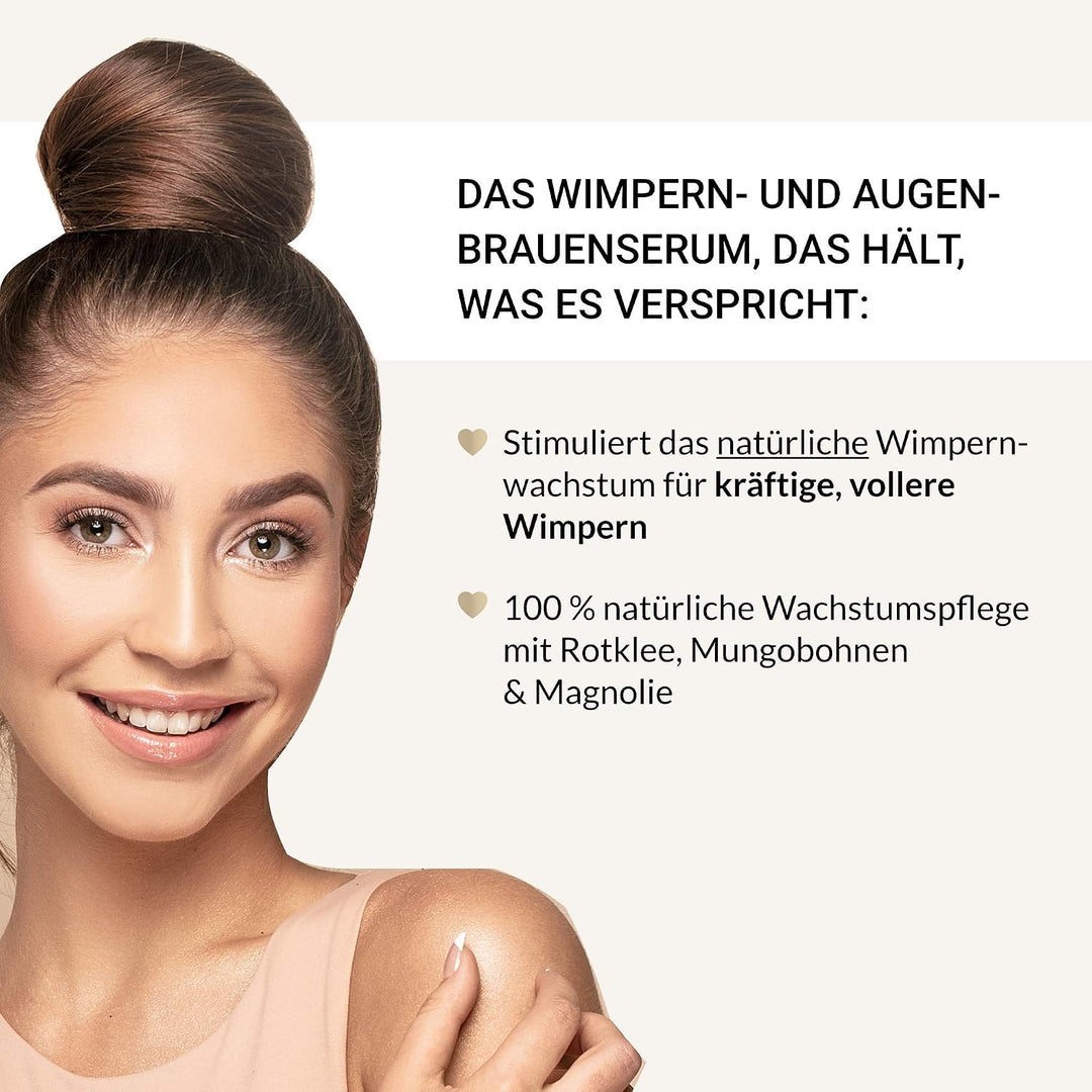 COSPHERA® Neverending Lashes: Veganes Wimpernserum mit Wow-Effekt ++ Für maximales Wimpern-Wachstum
