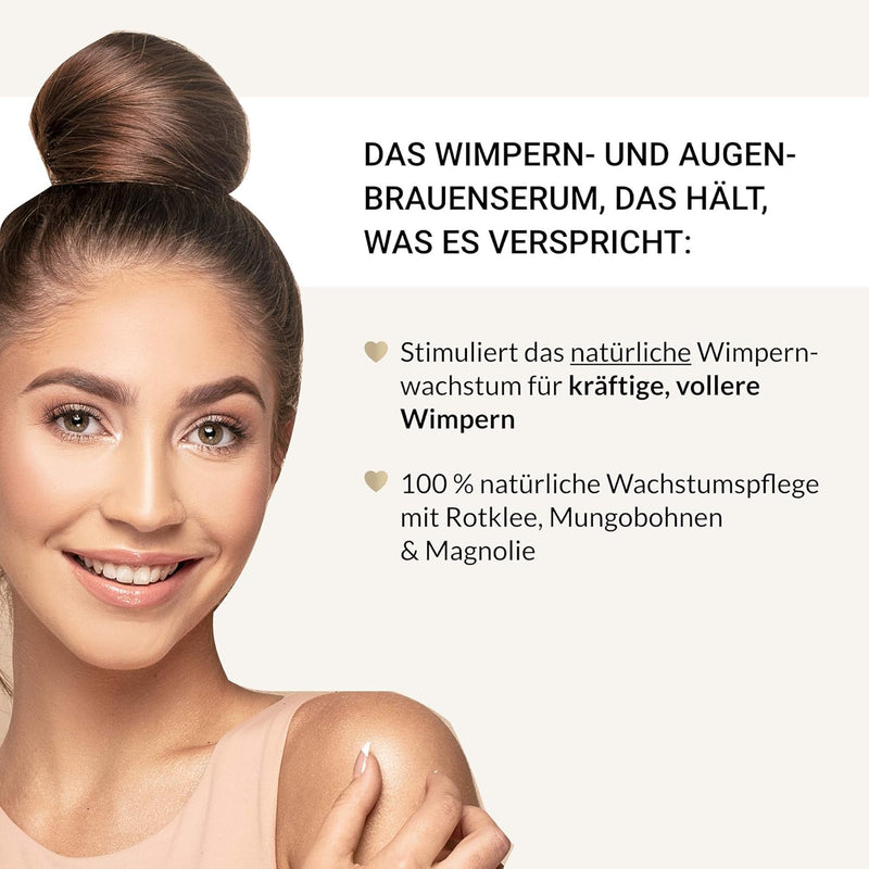 COSPHERA® Neverending Lashes: Veganes Wimpernserum mit Wow-Effekt ++ Für maximales Wimpern-Wachstum
