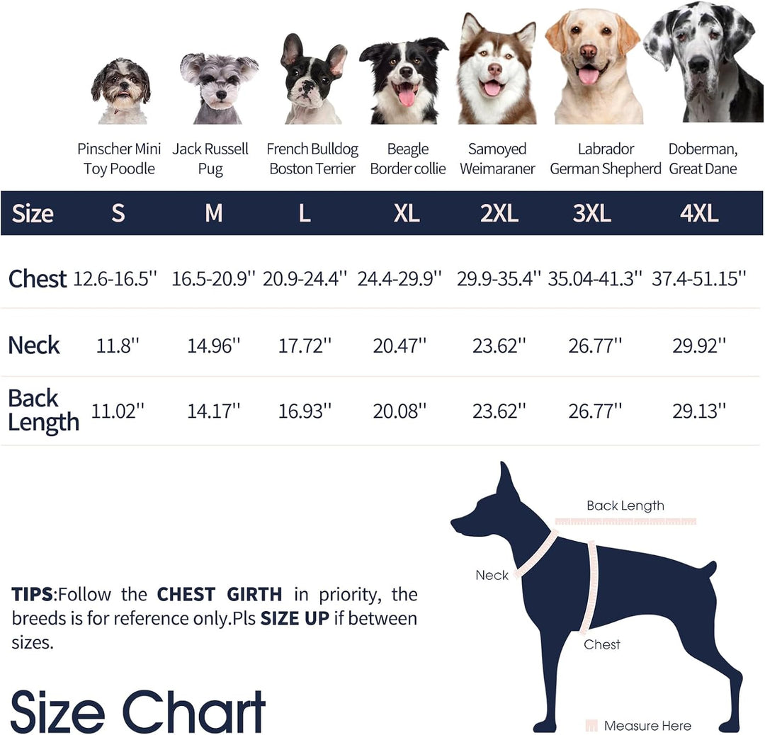 IECOii Hundemantel Winter,Warme Fleece Rollkragen Hundejacke,Wasserdicht Winterjacken Wintermäntel f