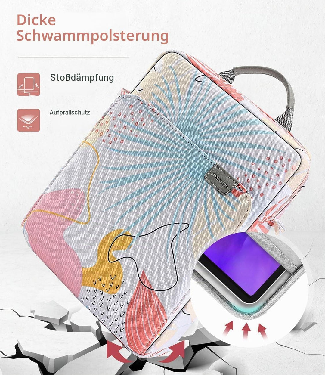 MoKo 9-11" Tablet Tasche Hülle, Tragetasche für iPad Pro 11 M2 2022-2018/iPad 10. 10,9 2022/iPad Air