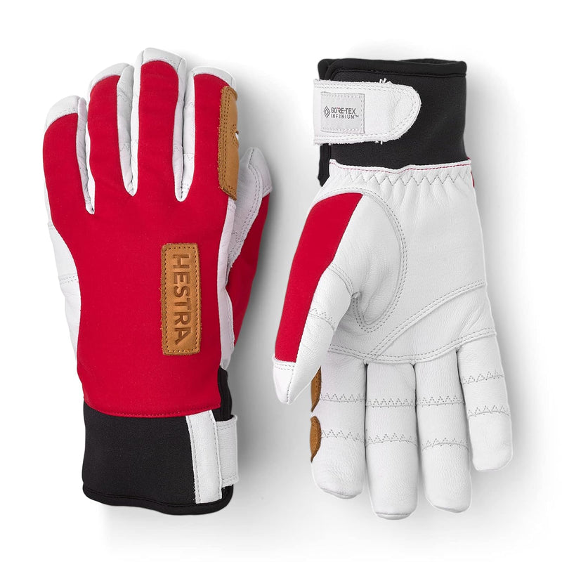 HESTRA Ergo Grip Active Wool Terry Handschuhe, red-Offwhite, EU 7 Rot/weiss 7, Rot/weiss 7