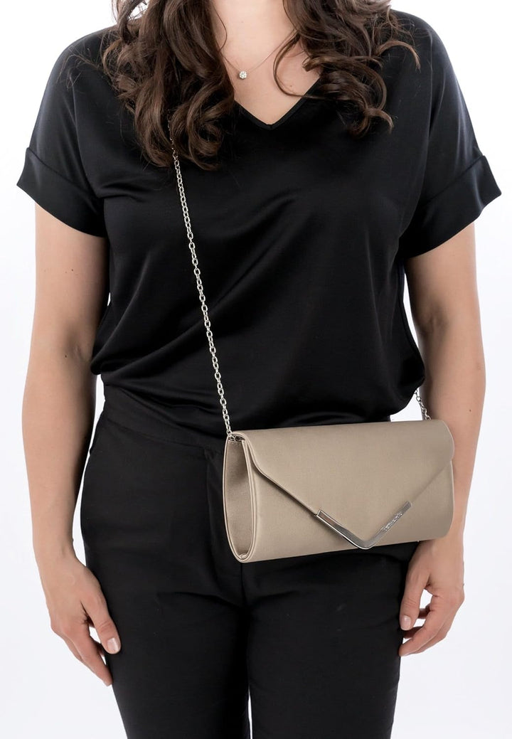Tamaris Clutch TAS Amalia 30454 Damen Handtaschen Uni Einheitsgrösse Lighttaupe 911, Einheitsgrösse