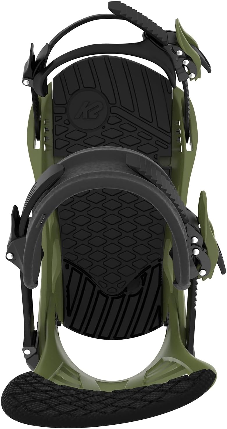 K2 Herren INDY Snowboard-Bindung, Moss, M (EU: 36.5-42 / US: 6-10 / Mondo: 230-270)
