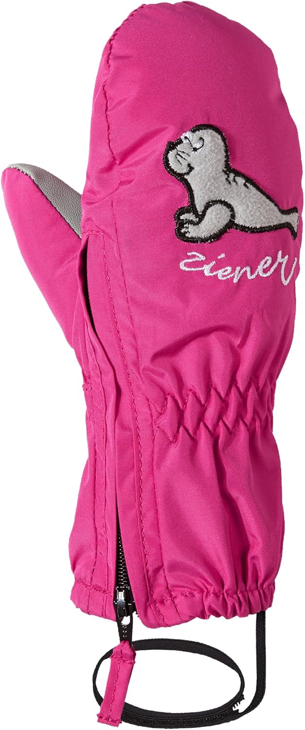 Ziener Baby LE Zoo Minis Glove Ski-Handschuhe rosa (pop pink) 104, rosa (pop pink) 104