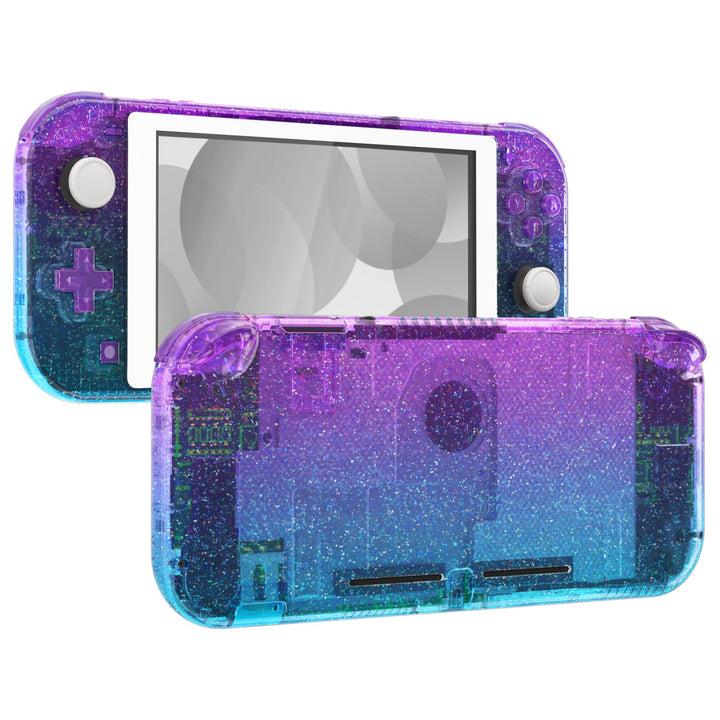 eXtremeRate Full Case für Switch Lite Console, DIY-Ersatz Gehäuse Hülle & Tasten & Schutzfolie Ersat