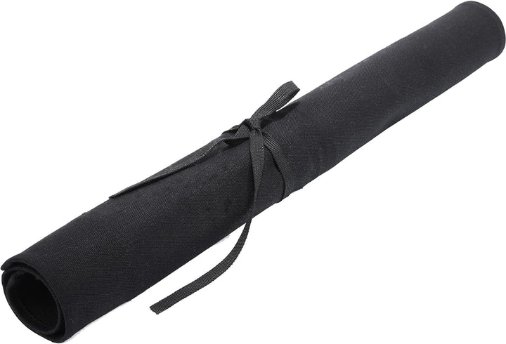 Kaaltisy Gewachstes Canvas-Messer-Rolltasche, Aufbewahrungstasche für Küchenmesser, wasserdichte Mes